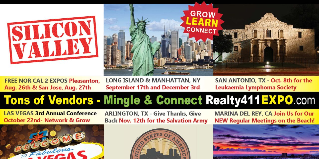 Realty411 Reaches Investors LIVE in Six States with Complimentary Expos