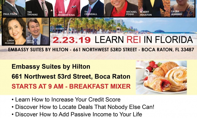 Learn Wealth-Building Strategies in South Florida this Saturday