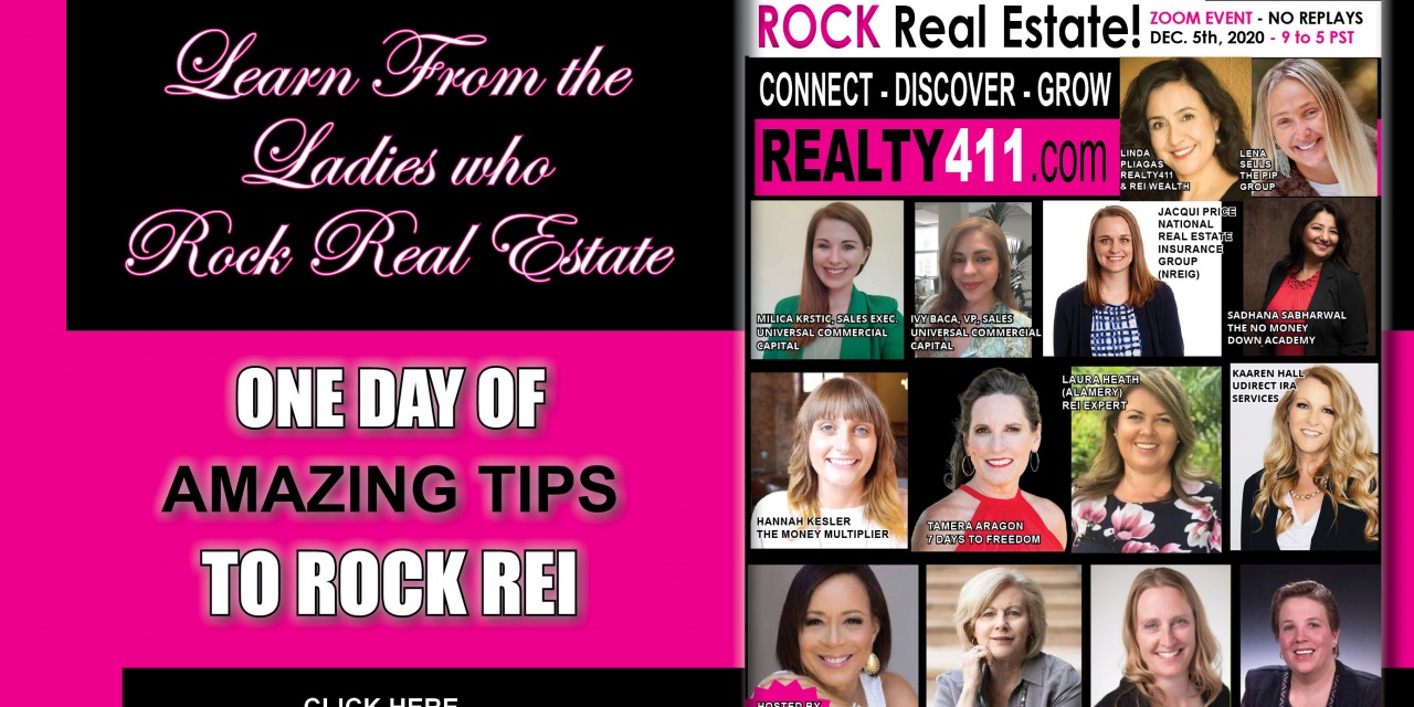 Ladies Who Rock Real Estate ONLINE EVENT – All Invited!