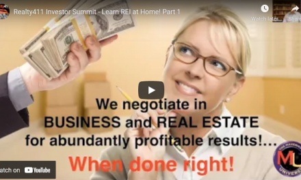 VIDEO: Realty411 Investor Summit – Learn REI at Home, Experts Spill their Secrets!