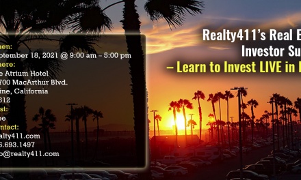 Realty411’s Real Estate Investor Summit – Learn to Invest LIVE in Irvine