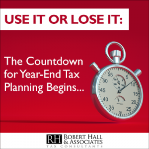 Webinar: Use it or Lose it: The Countdown for Year-End Tax Planning Begins... @ Online/Virtual