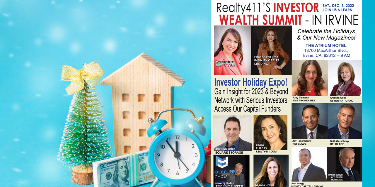 Top Educators Joining Realty411’s Holiday Expo this Saturday in SoCal — Download the Schedule Here!