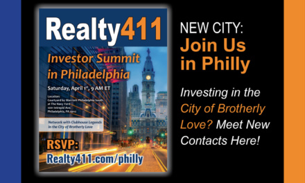 Realty411’s Investor Summit in Philadelphia + LIVE Clubhouse Connection