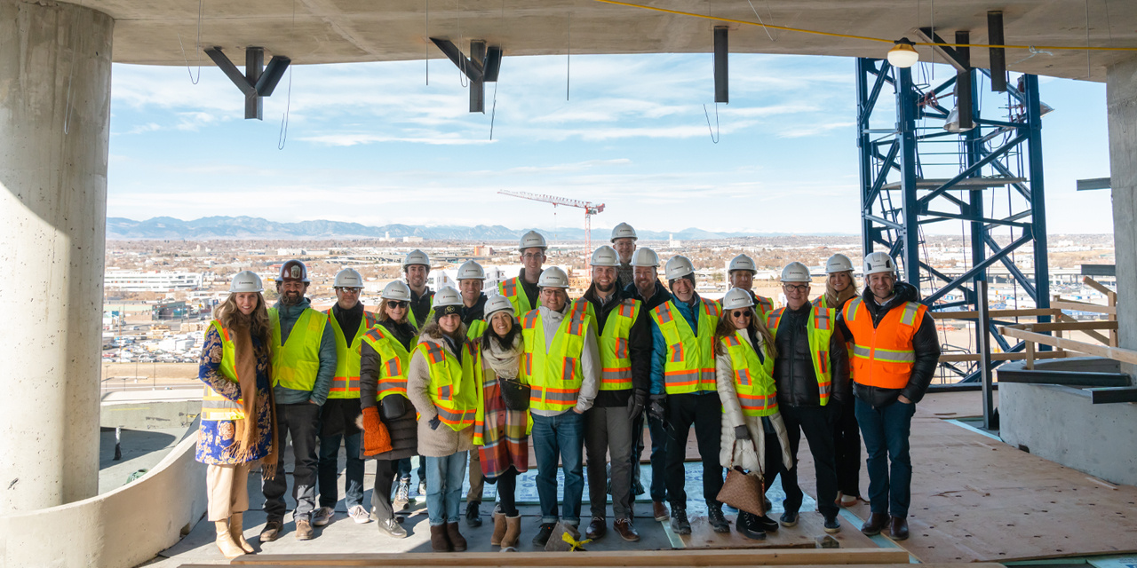 One River North Team Celebrates Topping Out of  Denver’s Next Iconic Building