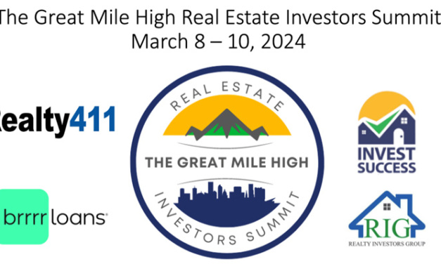 Learn About The Great Mile High Real Estate Investors Summit