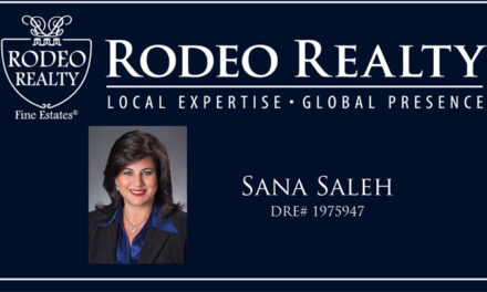 Top Agent Sana Saleh Returns to Rodeo Realty Inc.