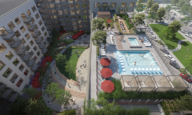 The Broadleaf mixed-use residential development opening at Fitzsimons Village