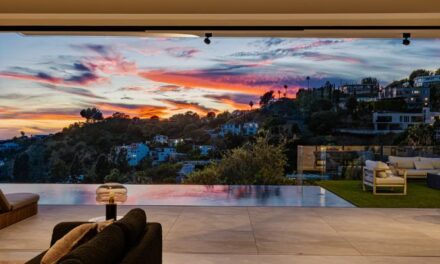 LA’s Bird Streets Contemporary Perched Over the Sunset Strip—Rare Street-to-Street Compound