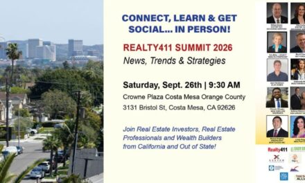 Realty411 Presents “News, Trends & Strategies” Summit on September 26 in Costa Mesa